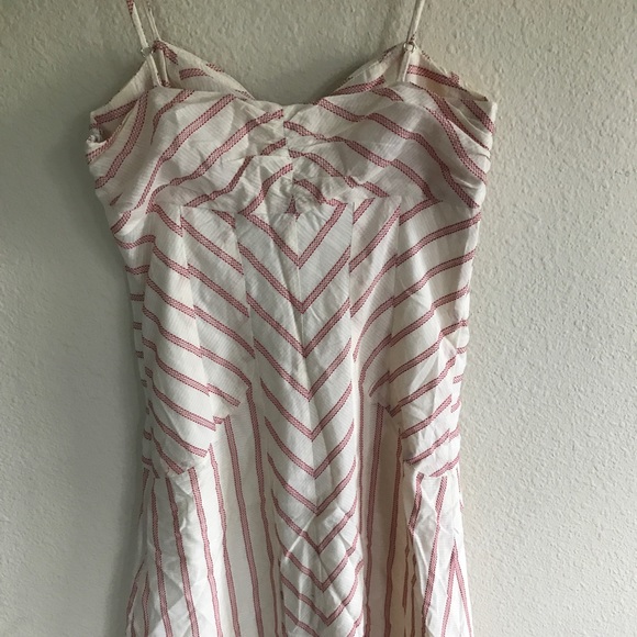 NAVE  red and white striped sundress - Picture 3 of 4
